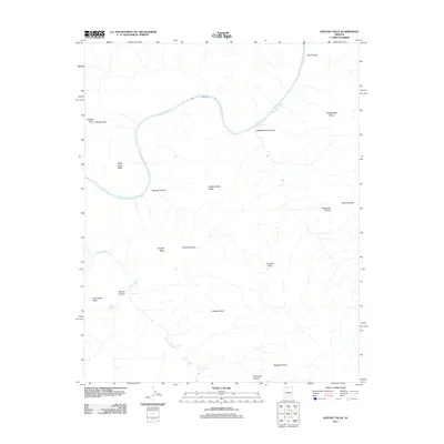2011 Map of Havasu Falls, 2011 Print