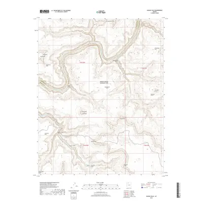 2018 Map of Havasu Falls, 2018 Print