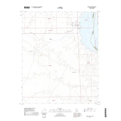2018 Map of Havasu Lake, 2018 Print