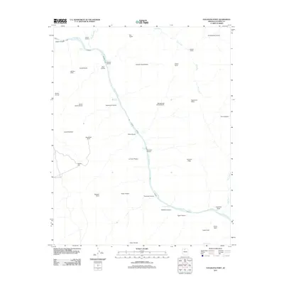 2011 Map of Havasupai Point, 2011 Print