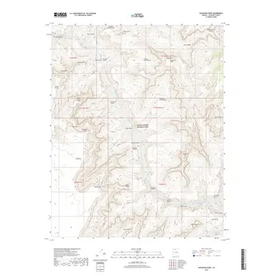 2018 Map of Havasupai Point, 2018 Print
