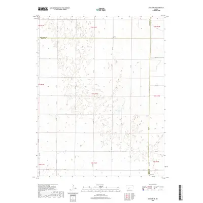 2018 Map of Haviland NE, 2018 Print