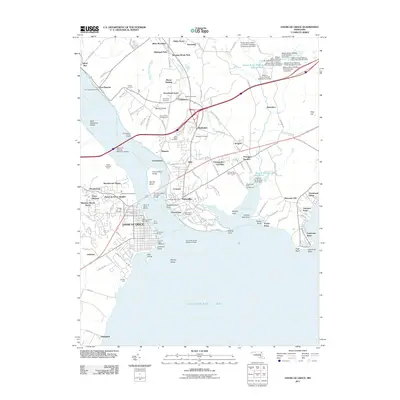 2011 Map of Havre De Grace, 2011 Print