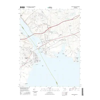 2016 Map of Havre De Grace, 2016 Print