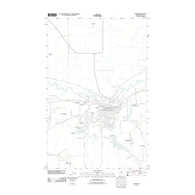 2011 Map of Havre, 2011 Print