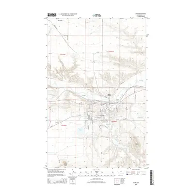 2014 Map of Havre, 2014 Print