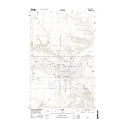 2017 Map of Havre, 2017 Print