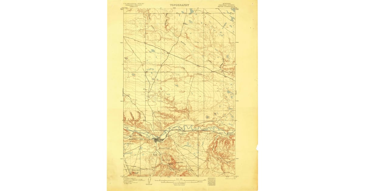 Old Maps of Thiels West Trailer Court, MT for Academic Research | Pastmaps