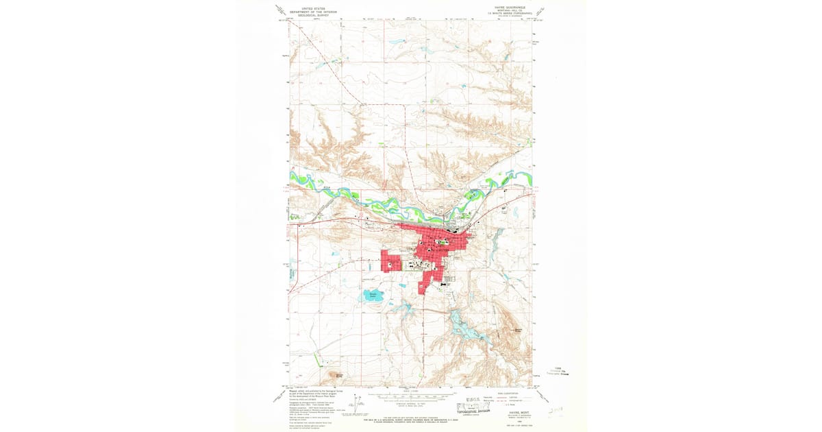 1960s Maps of Thiels West Trailer Court, MT | Pastmaps