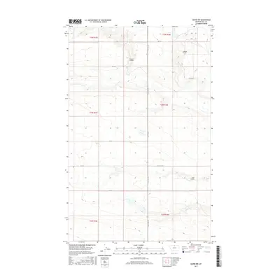 2017 Map of Havre NW, 2017 Print