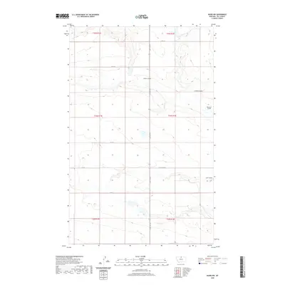 2020 Map of Havre NW, 2020 Print