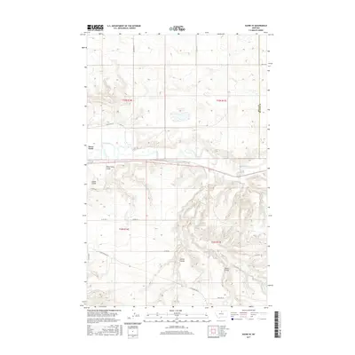 2017 Map of Havre SE, 2017 Print