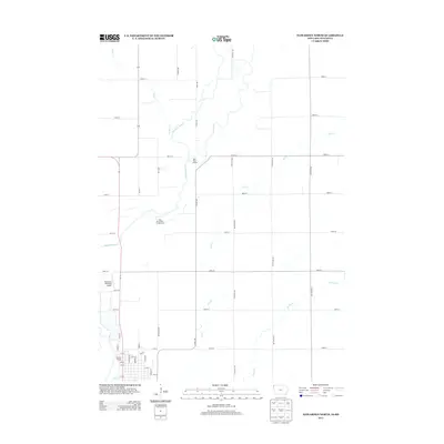 2013 Map of Hawarden North, 2013 Print