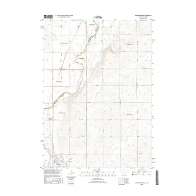 2015 Map of Hawarden North, 2015 Print