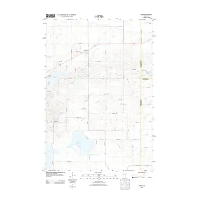 2013 Map of Hawick, 2013 Print