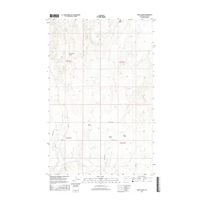 2017 Map of Hawk Coulee, 2017 Print
