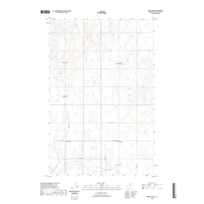 2020 Map of Hawk Coulee, 2020 Print