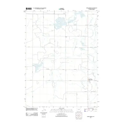2012 Map of Hawk Springs, 2012 Print