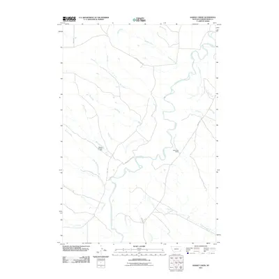 2011 Map of Hawkey Creek, 2011 Print