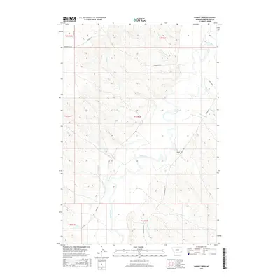2017 Map of Hawkey Creek, 2017 Print