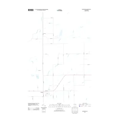 2013 Map of Hawkins, 2013 Print