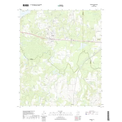 2019 Map of Hawkins, 2019 Print