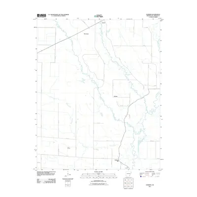 2011 Map of Hawkins, 2011 Print