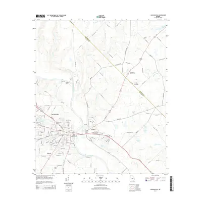 2014 Map of Hawkinsville, 2014 Print