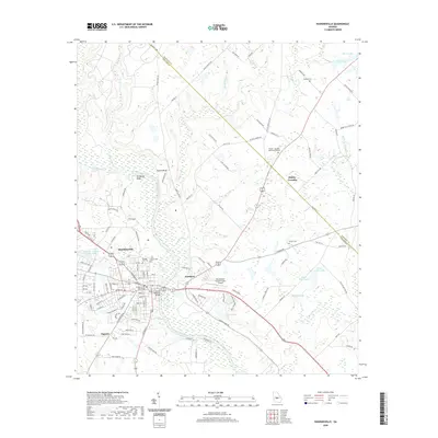 2020 Map of Hawkinsville, 2020 Print