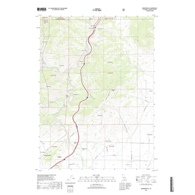 2018 Map of Hawkinsville, 2018 Print