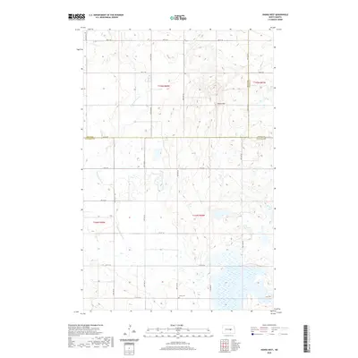 2020 Map of Hawks Nest, 2020 Print