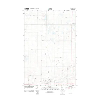 2013 Map of Hawley, 2013 Print