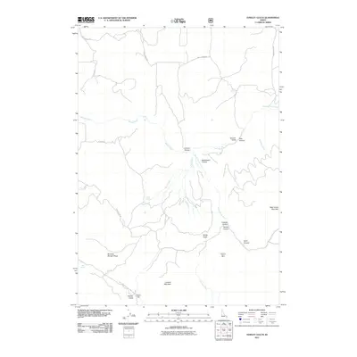 2011 Map of Hawley Gulch, 2011 Print