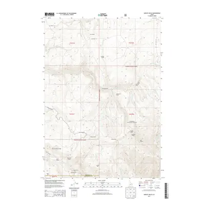 2013 Map of Hawley Gulch, 2013 Print