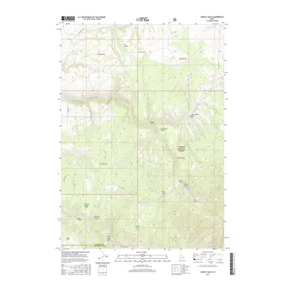 2017 Map of Hawley Gulch, 2017 Print
