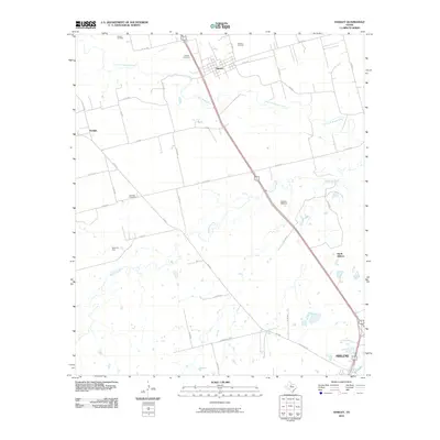 2010 Map of Hawley, 2010 Print