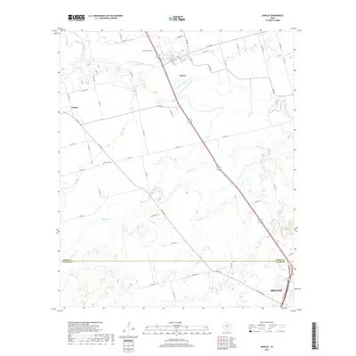 2019 Map of Hawley, 2019 Print