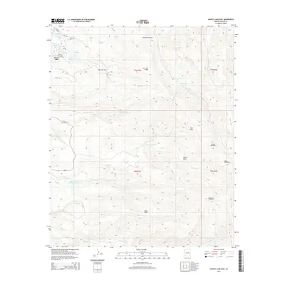 2014 Map of Hawley Lake East, 2014 Print