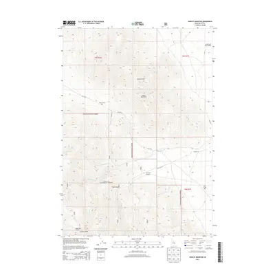2013 Map of Hawley Mountain, 2013 Print