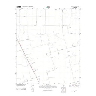 2012 Map of Hawley NE, 2012 Print
