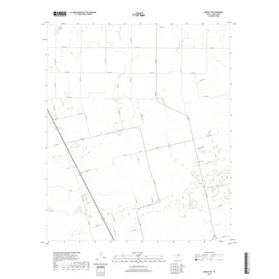 2019 Map of Hawley NE, 2019 Print