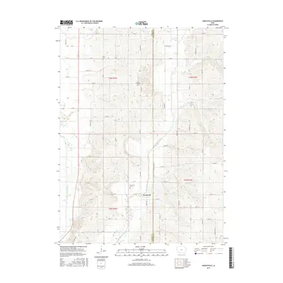 2015 Map of Hawleyville, 2015 Print