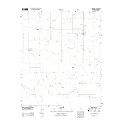 2012 Map of Haworth, 2012 Print