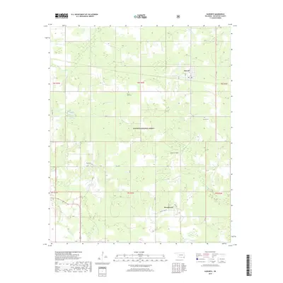 2019 Map of Haworth, 2019 Print