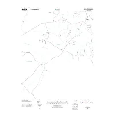 2013 Map of Haws Run, 2013 Print
