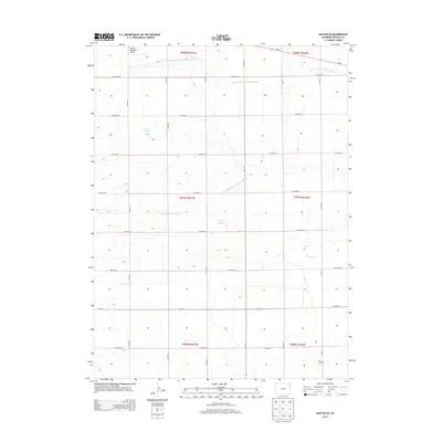 2013 Map of Haxtun SE, 2013 Print