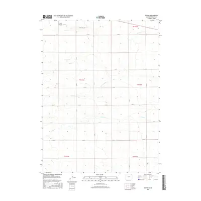 2016 Map of Haxtun SE, 2016 Print