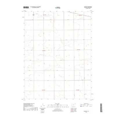 2019 Map of Haxtun SE, 2019 Print