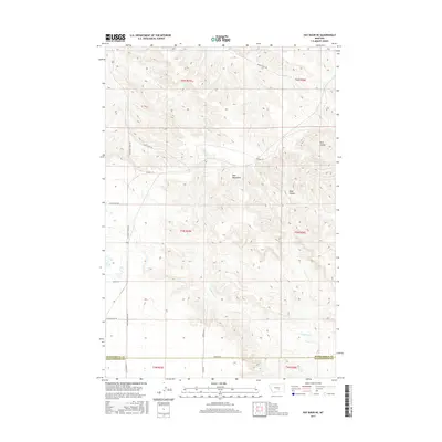 2017 Map of Hay Basin NE, 2017 Print