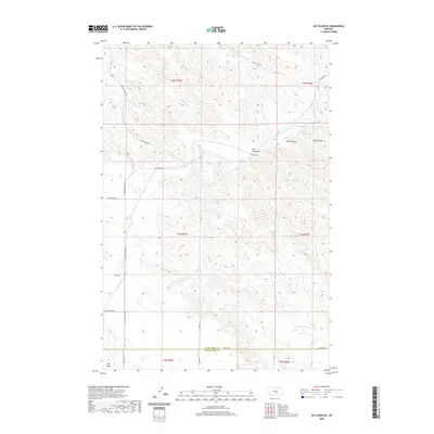 2020 Map of Hay Basin NE, 2020 Print